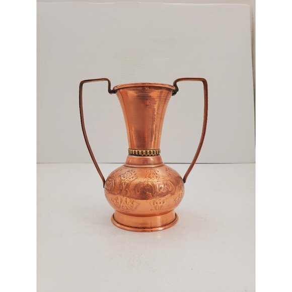 Copper Vase Copper Jug Copper Vintage Vase Decoration Ornaments Copper Pot Gift - Picture 1 of 10